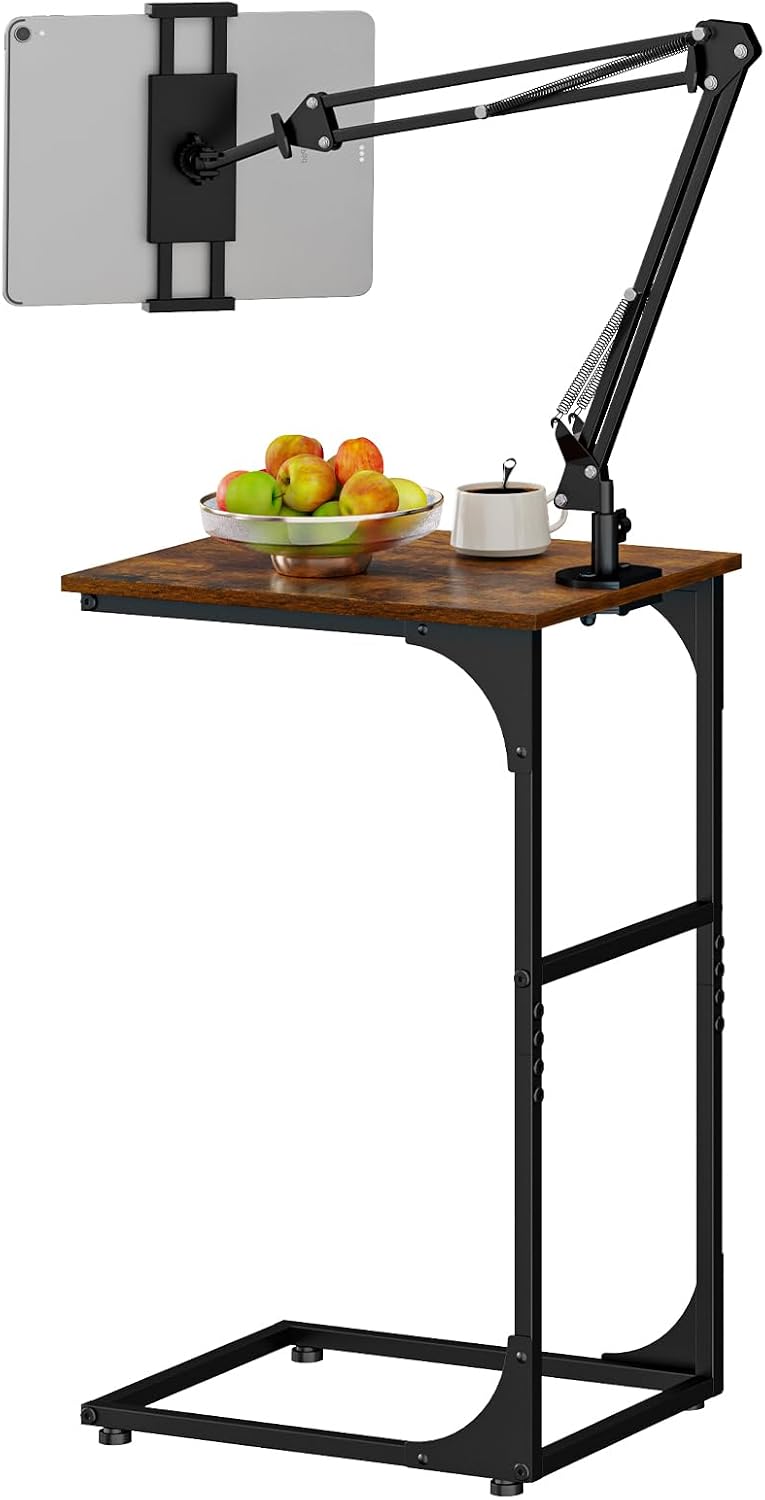 Floor Kindle Phone Tablet Stand with End Table for Overhead Bed,Counch