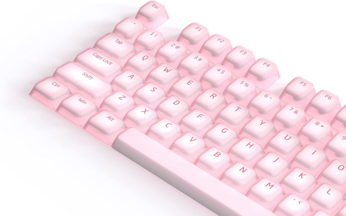 KPREPUBLIC Nogi Cherry Profile ABS Silicone Keycap White Black Sakura Pep Very Peri for Keyboard gh60 Poker 87 tkl 104 ansi xd64 bm60 xd68 (Nogi Pep Set x1)