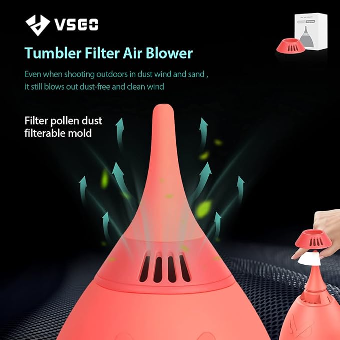 VSGO Camera Air Blower with Filter Compressed Air