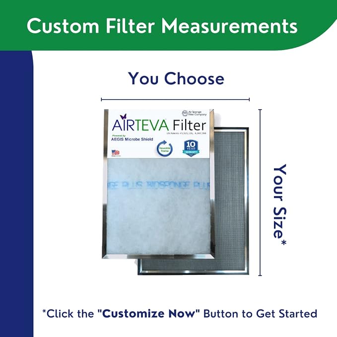 AIRTEVA Custom Sized Air Conditioner Filter