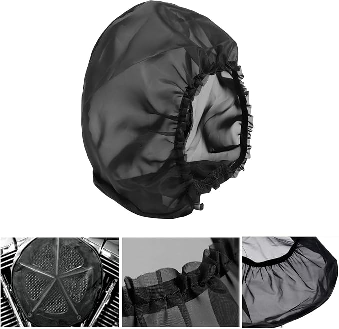 Motorcycle Air Cleaner Rain Sock Cover, Water Resistant Dust Shield, Stretch