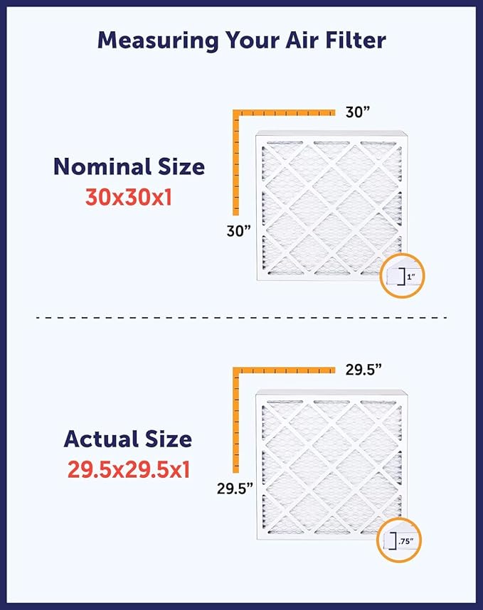 Filter King 14x44.5x1 Air Filter | 4-PACK | MERV 8 HVAC Pleated A/C Furnace