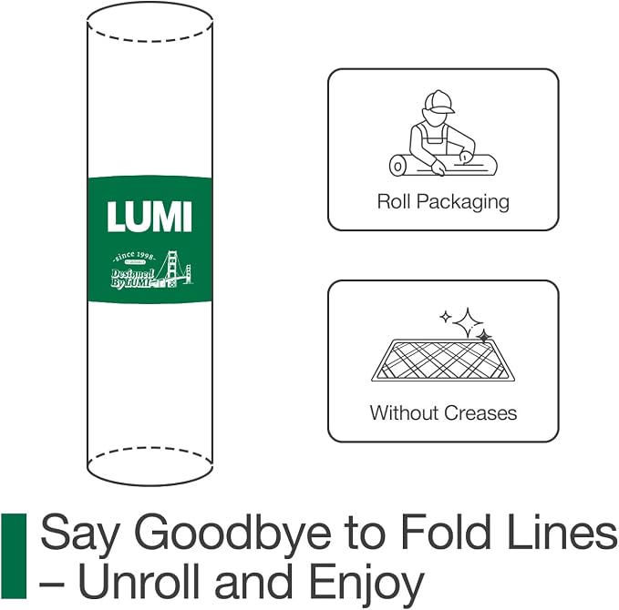 LUMI Ultra Thin Runner Rug for Hallway 2'x8', Non-Slip Entryway Rug