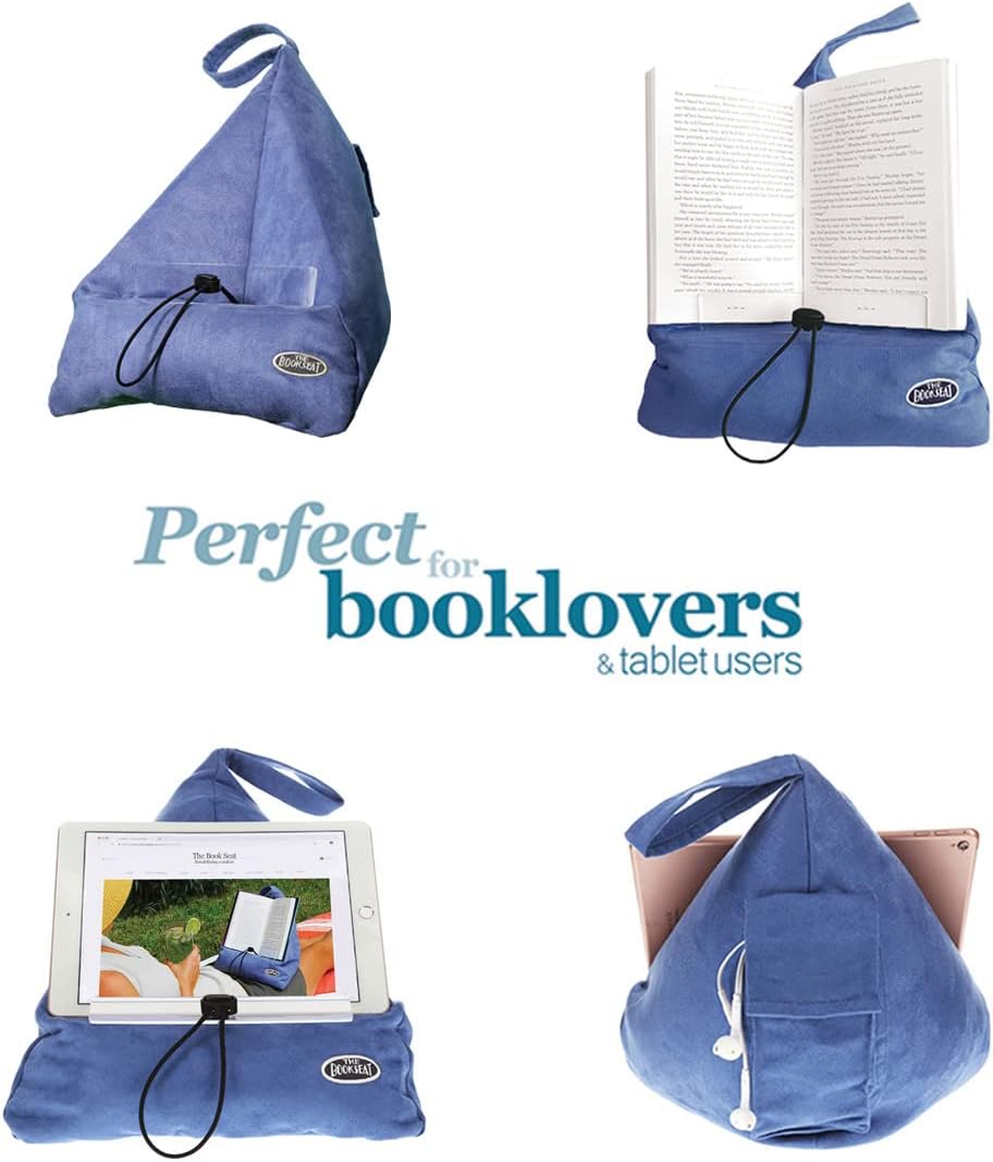 The Book Seat - Aubergine Purple - The Most Comfortable Way to Read, Hands Free!