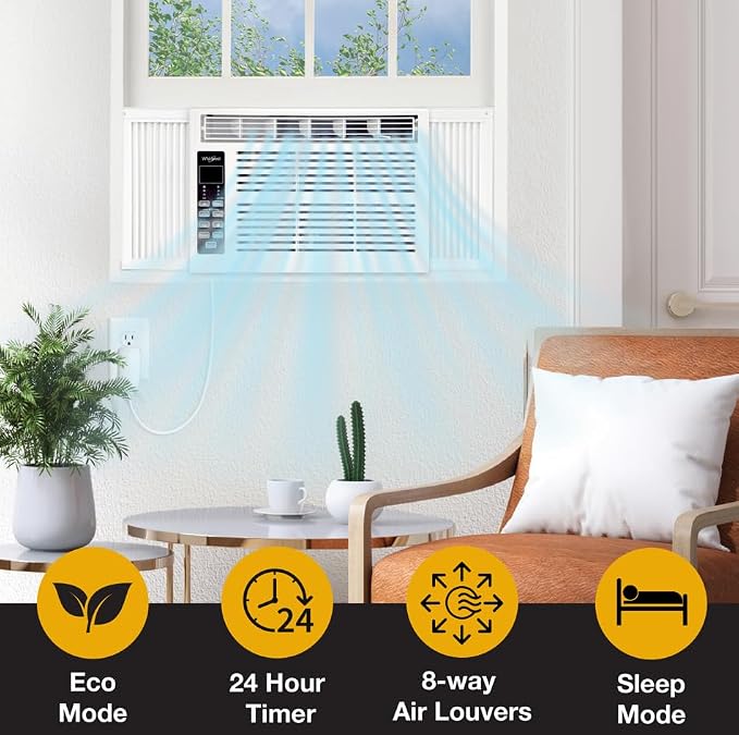 Whirlpool 18, 000 BTU Window Air Conditioner