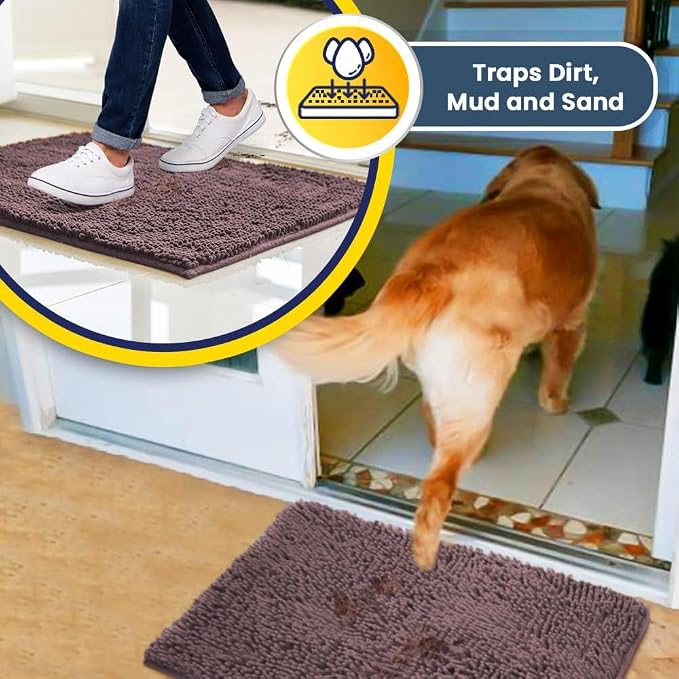 Muddy Mat® | Super Water Absorbent Door Mat Indoor, Microfiber Quick Dry