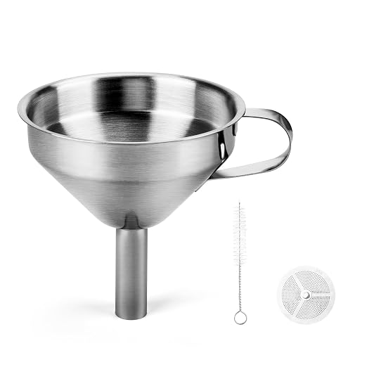 ELEGOO 3D Stainless Steel Funnel, Resin Metal Funnel Filter Cup