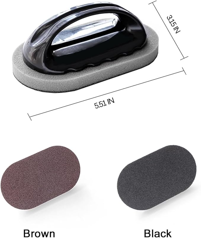 Nano Carborundum Sponge, Emery Sponge Kitchen Pot Brush