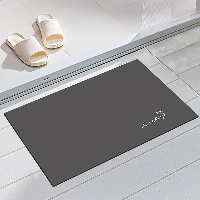 Ultra Thin Door Mat Indoor Entrance, 1/10 in Thin Door Mats