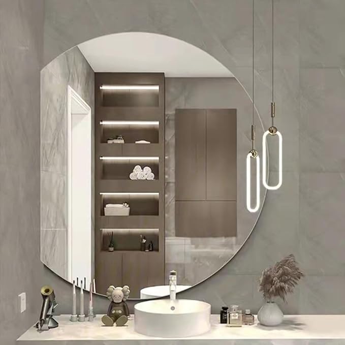 Half circle mirror，half circle mirrors