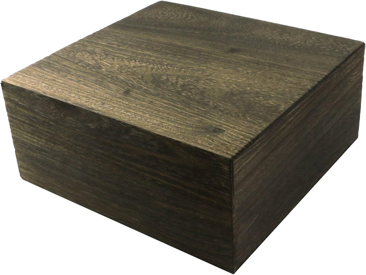 Wooden Desk Organizer 10" x 9.5" x 4.4" Mini Desk Drawer Tabletop Storage Organization Box Vintage Decorative Small Wooden Box（2 Floors）