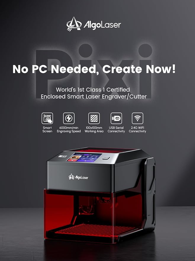 AlgoLaser 5W Smart Laser Engraver Machine: Portable Laser Engraver