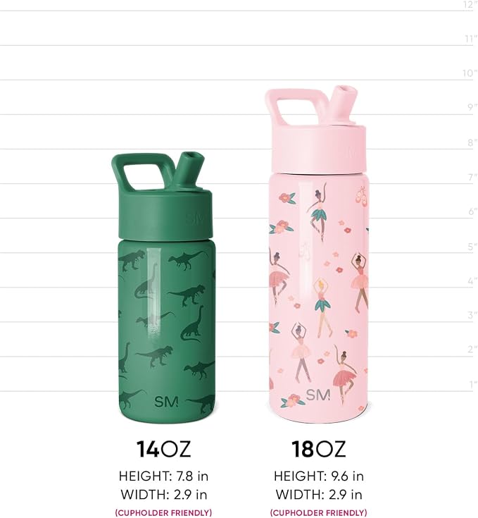 Simple Modern Mandalorian Kids Water Bottle & Toddler Cup | 18oz | Insulated