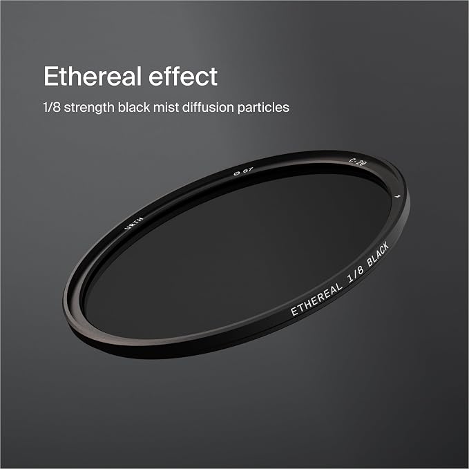 Urth 43mm Magnetic Ethereal Black Mist ⅛ Diffusion Lens Filter