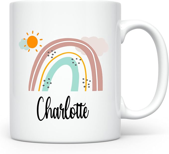 Personalized Mug for Kids, Girls | Customized Hot Chocolate, Coffee & Tea Cup |