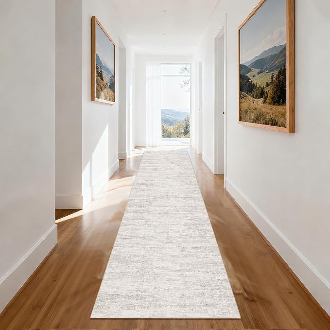 Washable Runners for Hallway 2x6 Runner Rug, Ultra-Thin Kitchen Runner Rugs