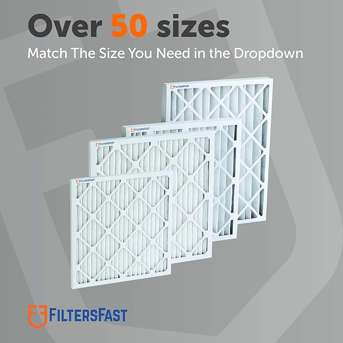 Filters Fast 17.5x21x1 Air Filter MERV 11, Made in the USA, Actual Size: