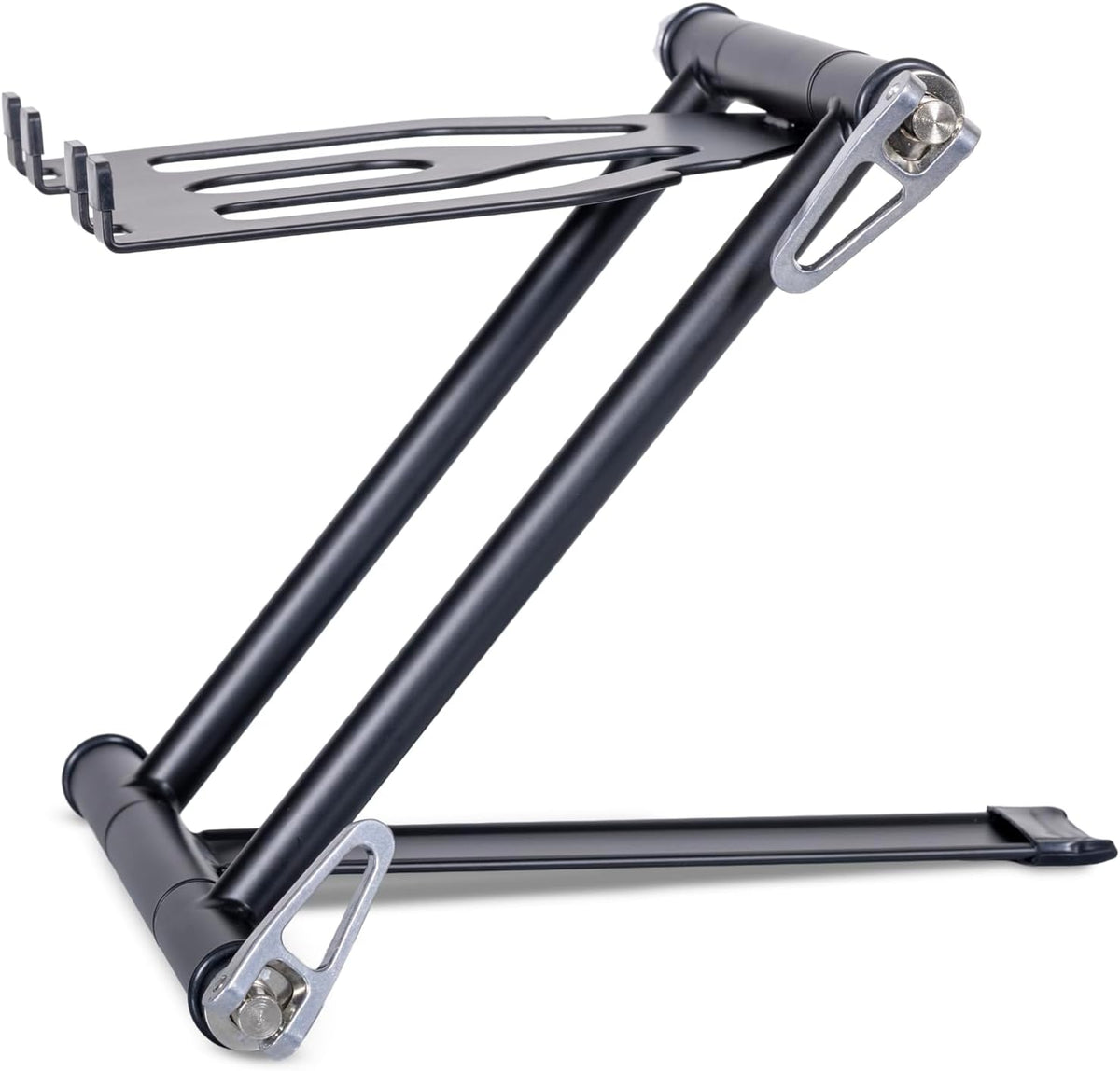 Plus DJ Stand for Laptops, Tablets and Controllers with Nylon Carry Bag, Graphite Grey