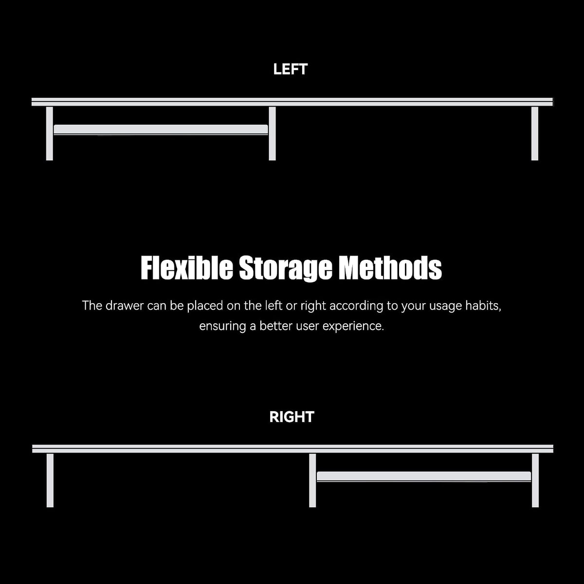 FENSULN Dual‑Tier Monitor Stand for Minimalist Wooden and Metal Riser Shelf Desktop Stands Organizer with Underneath Storage for Dual Monitors, Laptops, Home Office Aesthetic White