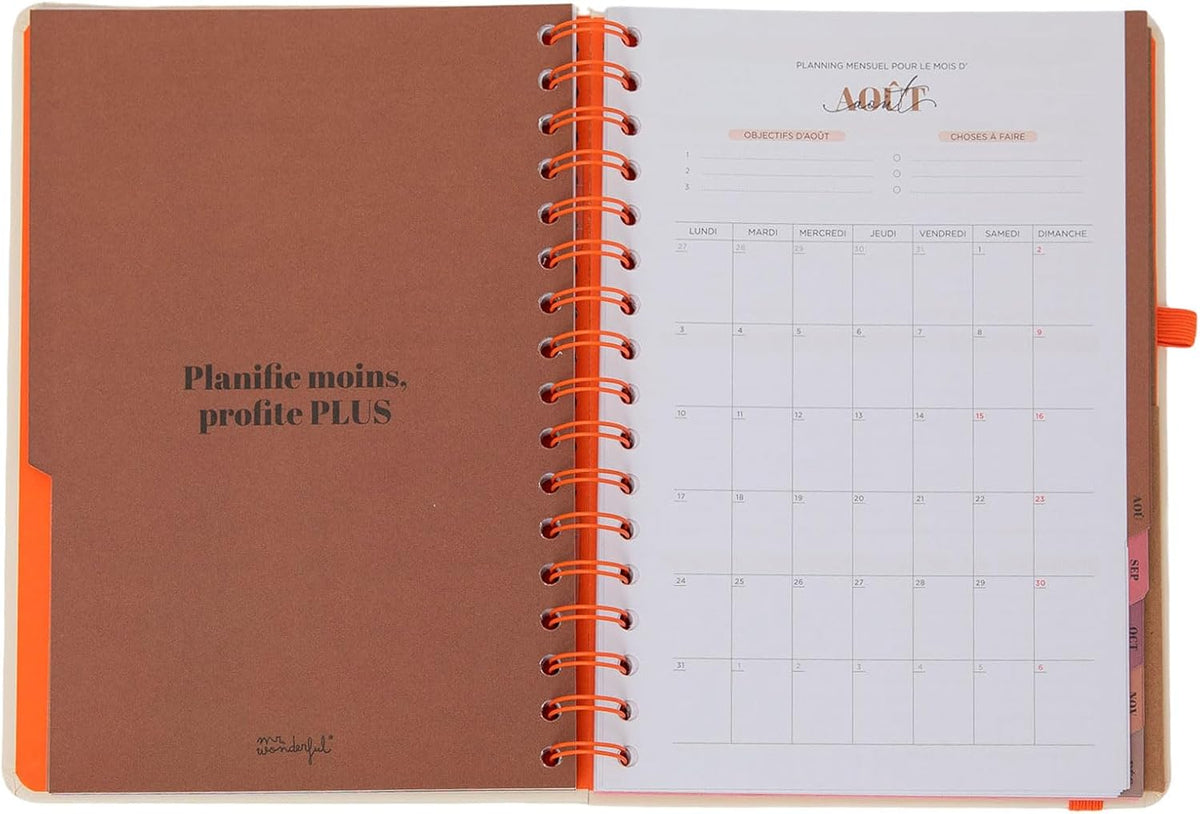 Mr. Wonderful - Office 2026 Week to View Diary - No Limits, Only Style