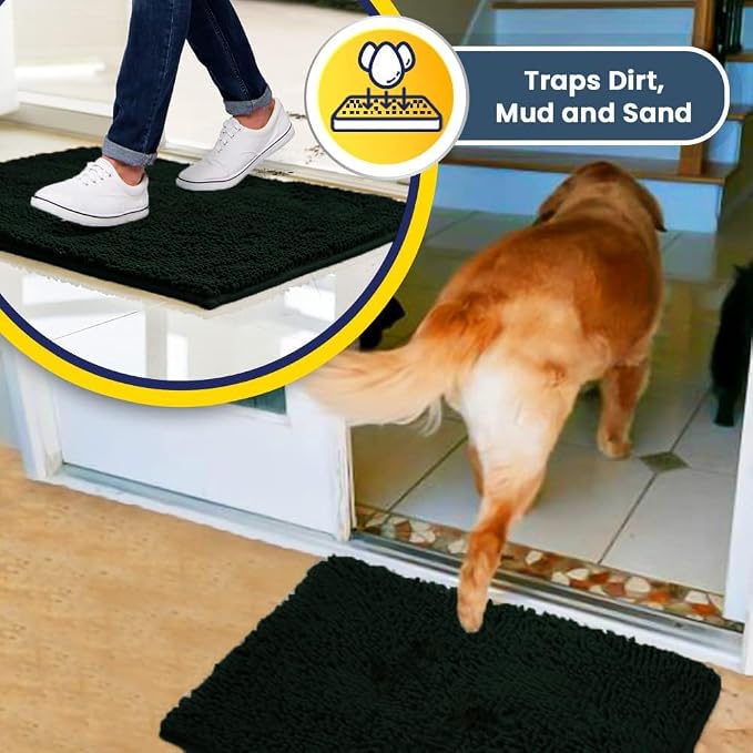 Muddy Mat® | Super Water Absorbent Door Mat Indoor, Microfiber Quick Dry