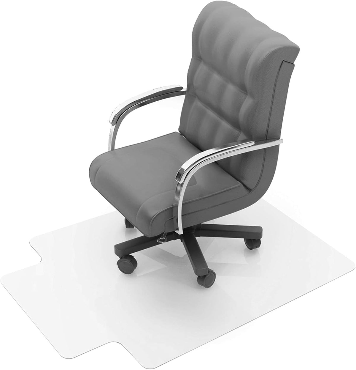 Floortex® Exclusive Ultimat® Polycarbonate Lipped Chair Mat for Carpets up to 1/2" - 48 x 60