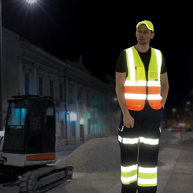 red vest for men safety