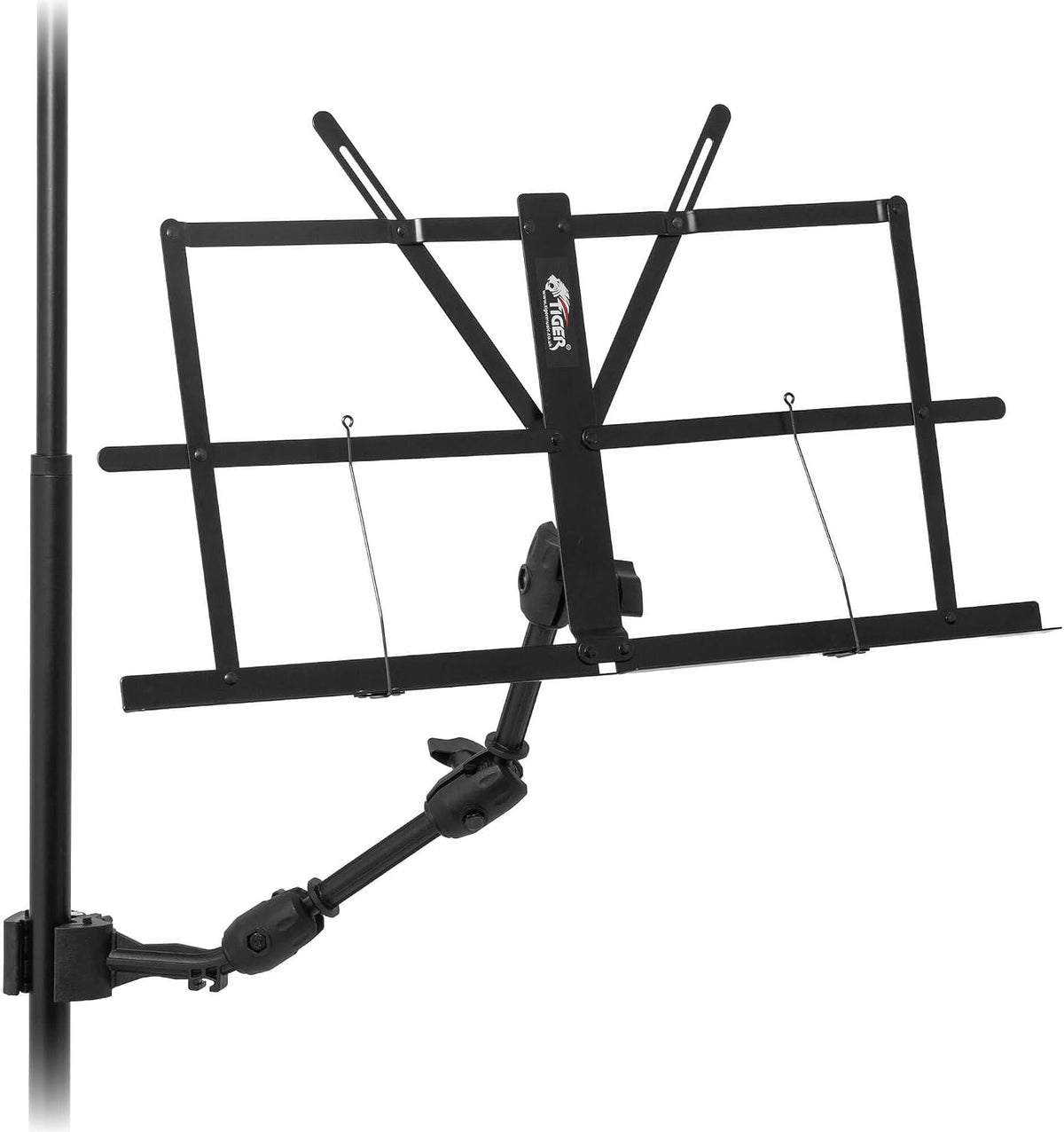 Tiger MSA32-BK Clamp-On Foldable Music Bookplate