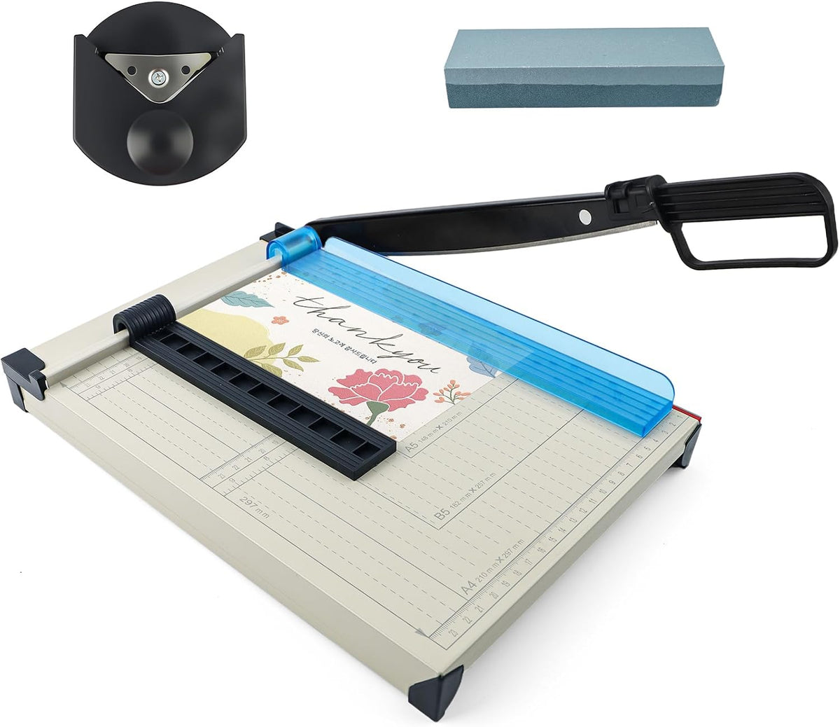 12" Guillotine Paper Cutter,Steel Blade Guillotine Paper Cutter