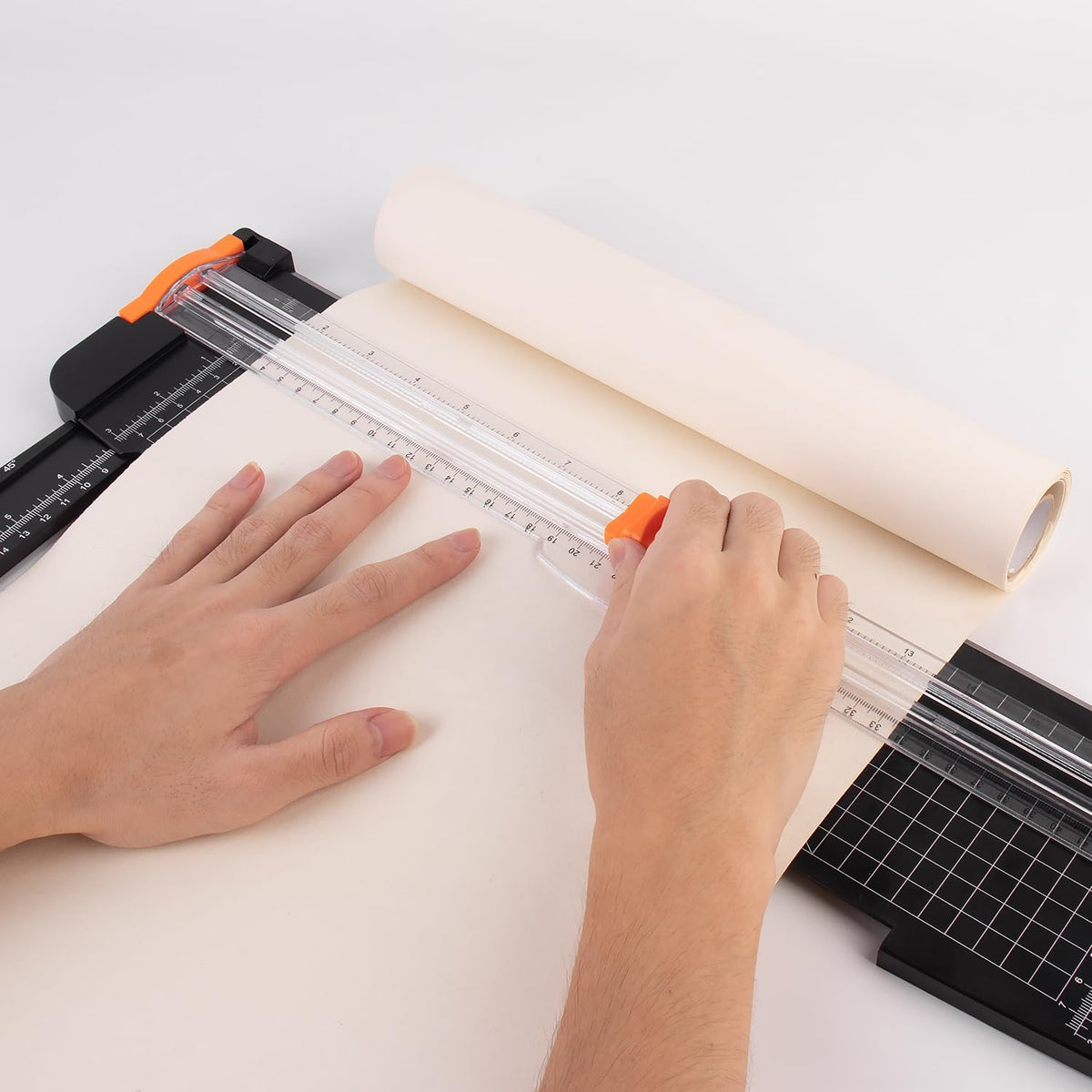 ZEQUAN 18-Inch Paper Trimmer, Slider Cutter, 3 Blades, Cardstock Crafts