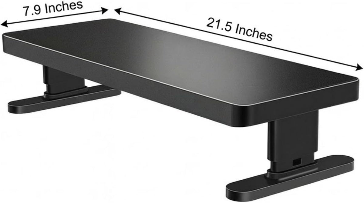 Adjustable Monitor Stand with 4 height options, Desk Shelf for Top of Desk Adjustable