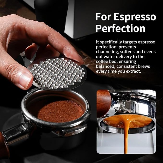 watchget 53mm Espresso Puck Screen Reusable Mesh Coffee Filter 0.8mm Thickness