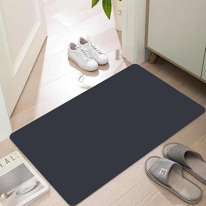 Ultra Thin Door Mat Indoor Entrance, 1/10 in Thin Door Mats