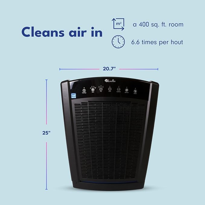 LivePure Bali Series Multi-Room Whole House Large Console Air Purifier