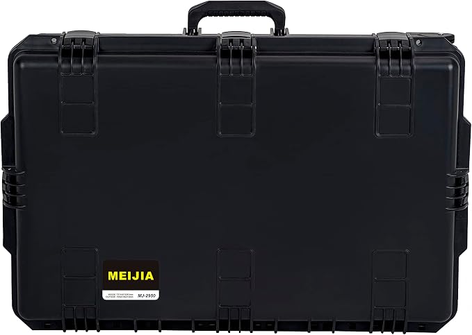 MEIJIA Portable All Weather Waterproof Camera Case, Customizable Fit Foam