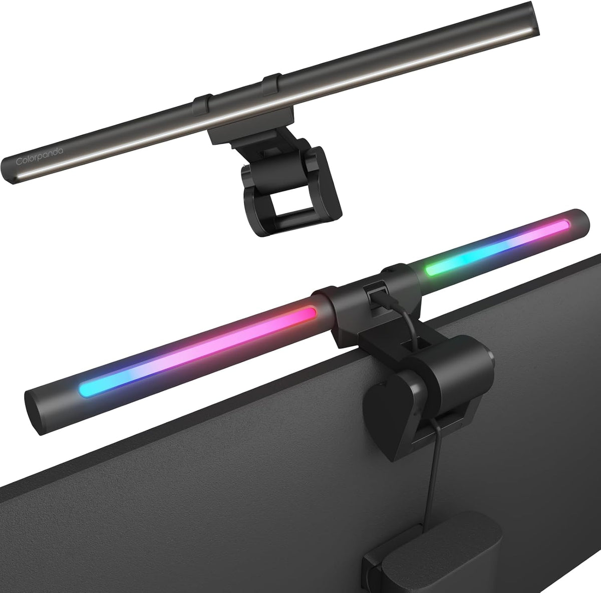 RGB Monitor Light Bar, 16.73'' USB LED Desk Lamp,Home Office Gaming