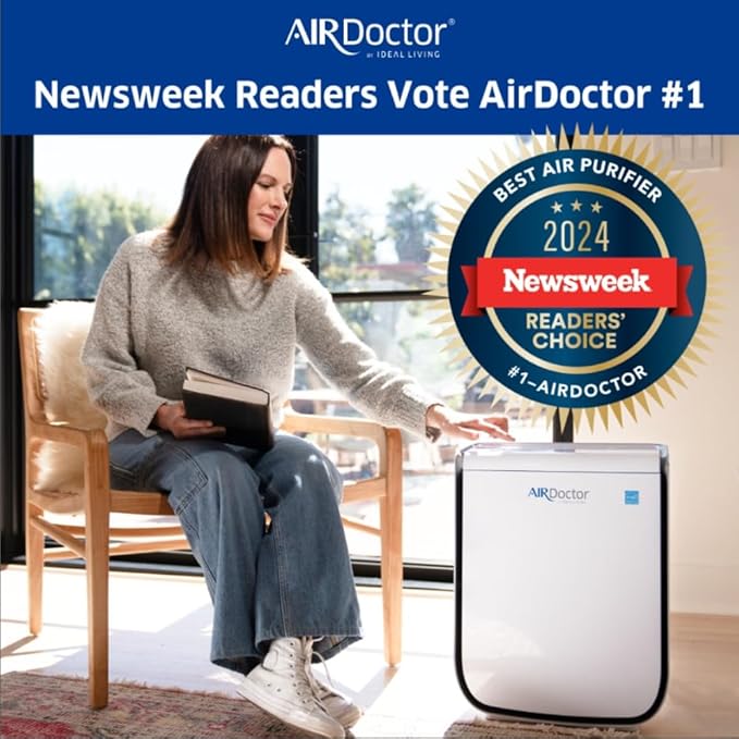 AIRDOCTOR AD2000 Air Purifier for Small & Medium Rooms and Small Bedrooms. 3