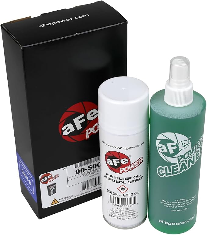 aFe Power Air Filter Restore Kit: 12oz Filter Cleaner and 6.25oz Aerosol Filter