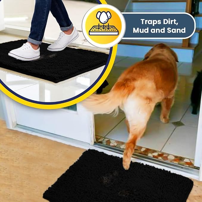 Muddy Mat® | Super Water Absorbent Door Mat Indoor, Microfiber Quick Dry
