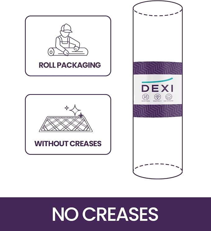 DEXI Hallway Runner Rug 2'4"x12', Non Slip Rubber Backed Runners Carpet