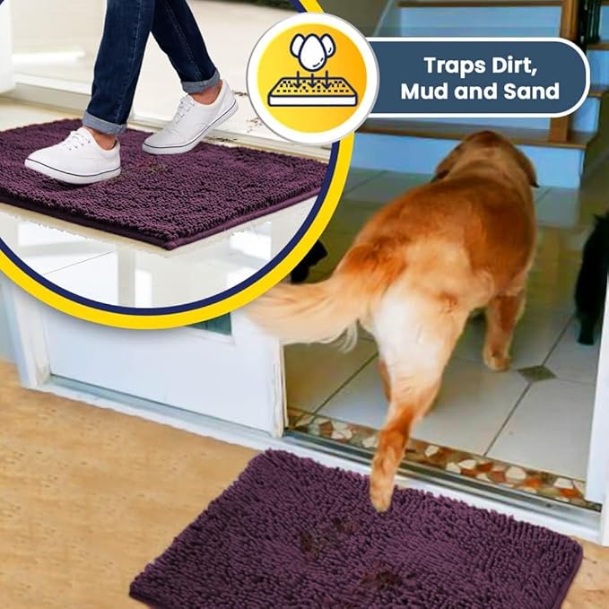 Muddy Mat® | Super Water Absorbent Door Mat Indoor, Microfiber Quick Dry