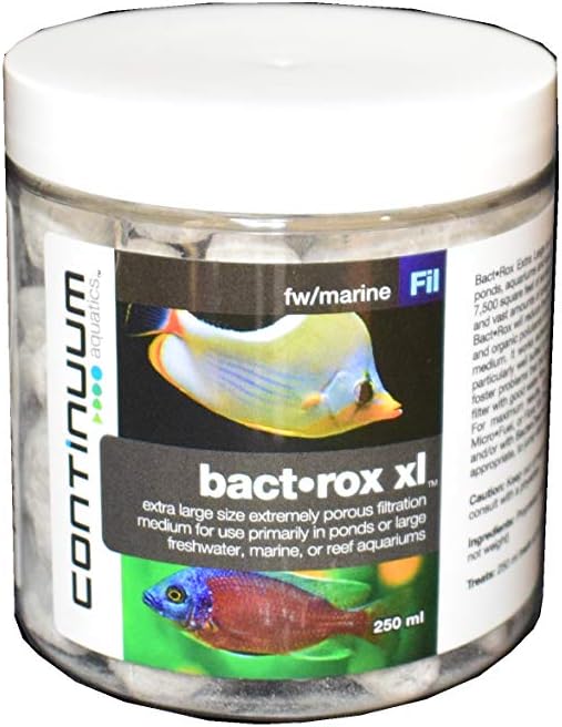 Continuum Aquatics "Bact-Rox XL", Extra Large Sized, High-Porosity Filtration