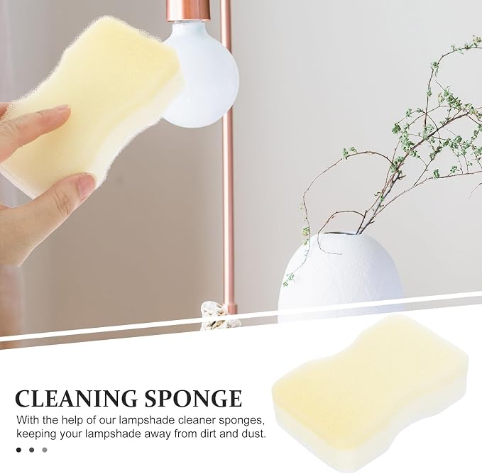 Balacoo 15pcs Lampshade Cleaner Sponges Dry Cleaning Sponge