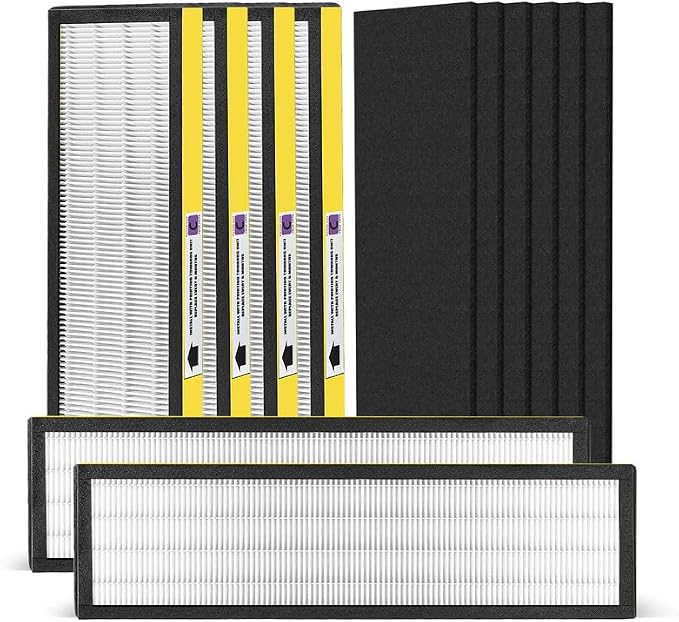 6 Set FLT5000 Pure HEPA Air Purifier Filter Replacement Filter Size C Compatible