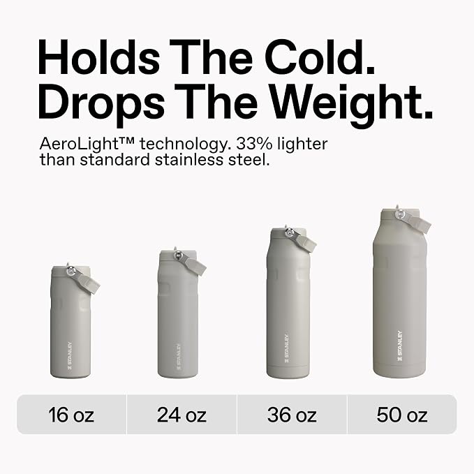 Stanley IceFlow Flip Straw 2.0 Water Bottle 24 oz | Built-In Straw