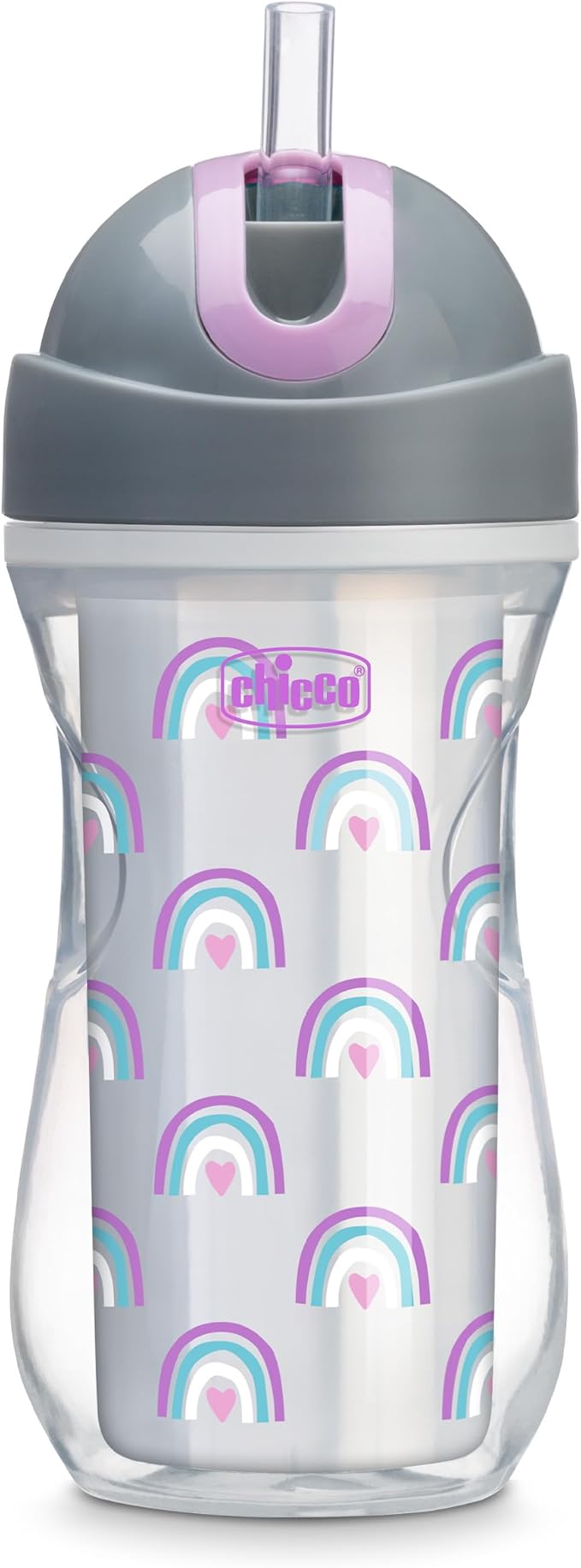 Chicco Insulated Straw Sippy Cup 12+ Months, 9oz Toddler Training Cup