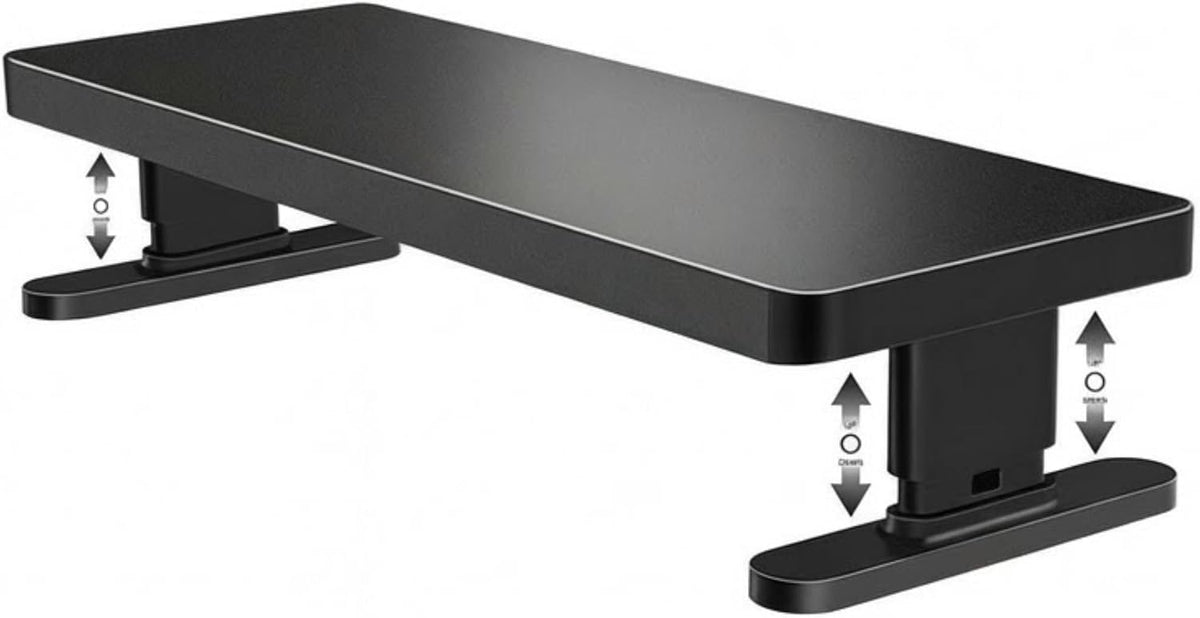 Adjustable Monitor Stand with 4 height options, Desk Shelf for Top of Desk Adjustable
