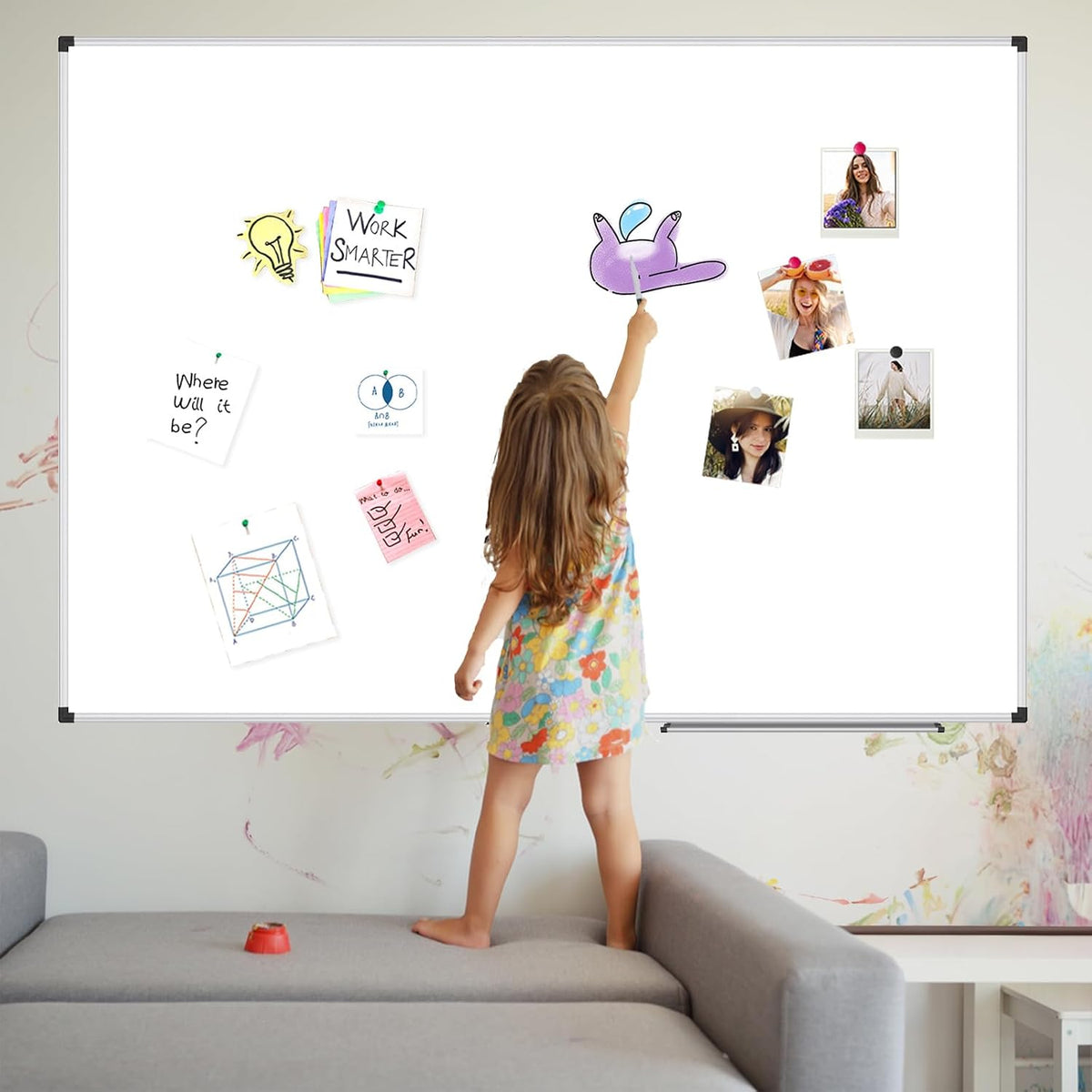 XBoard Magnetic Whiteboard 36 x 24 Inches