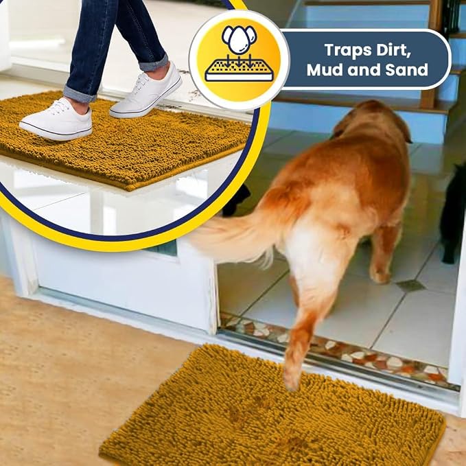 Muddy Mat® | Super Water Absorbent Door Mat Indoor, Microfiber Quick Dry