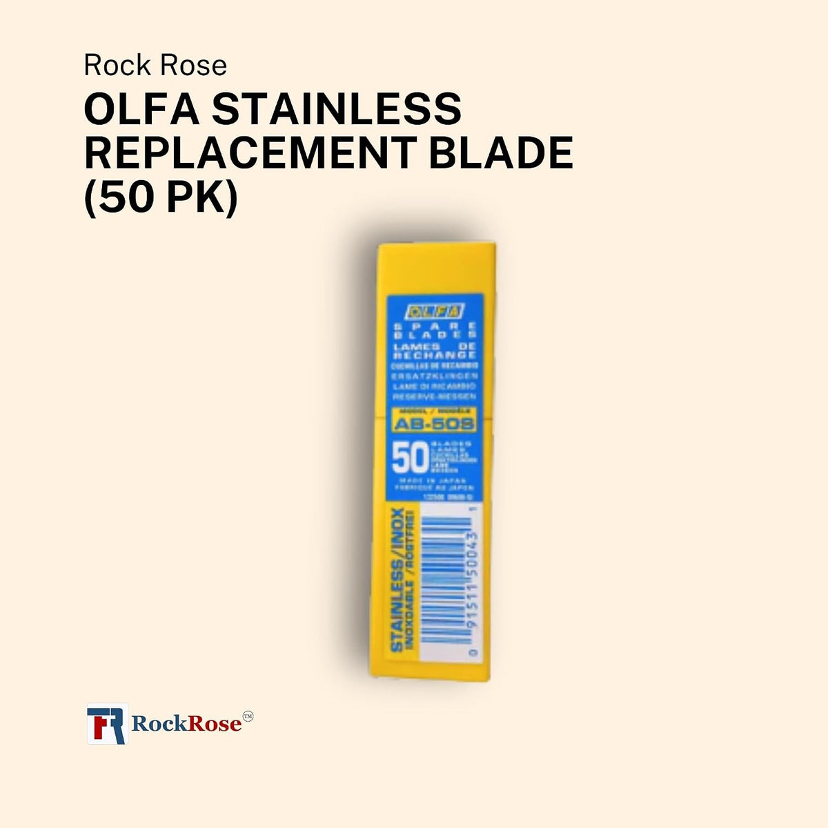 Replacement blades Olfa - (2 Units) (50 per pack Replacement Blade)